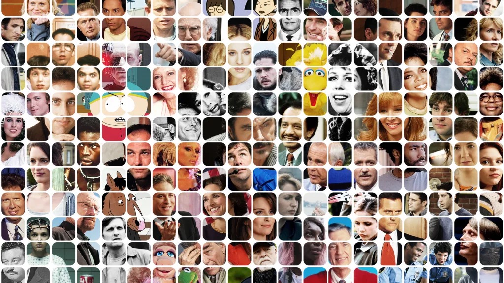 Collage of iconic television series