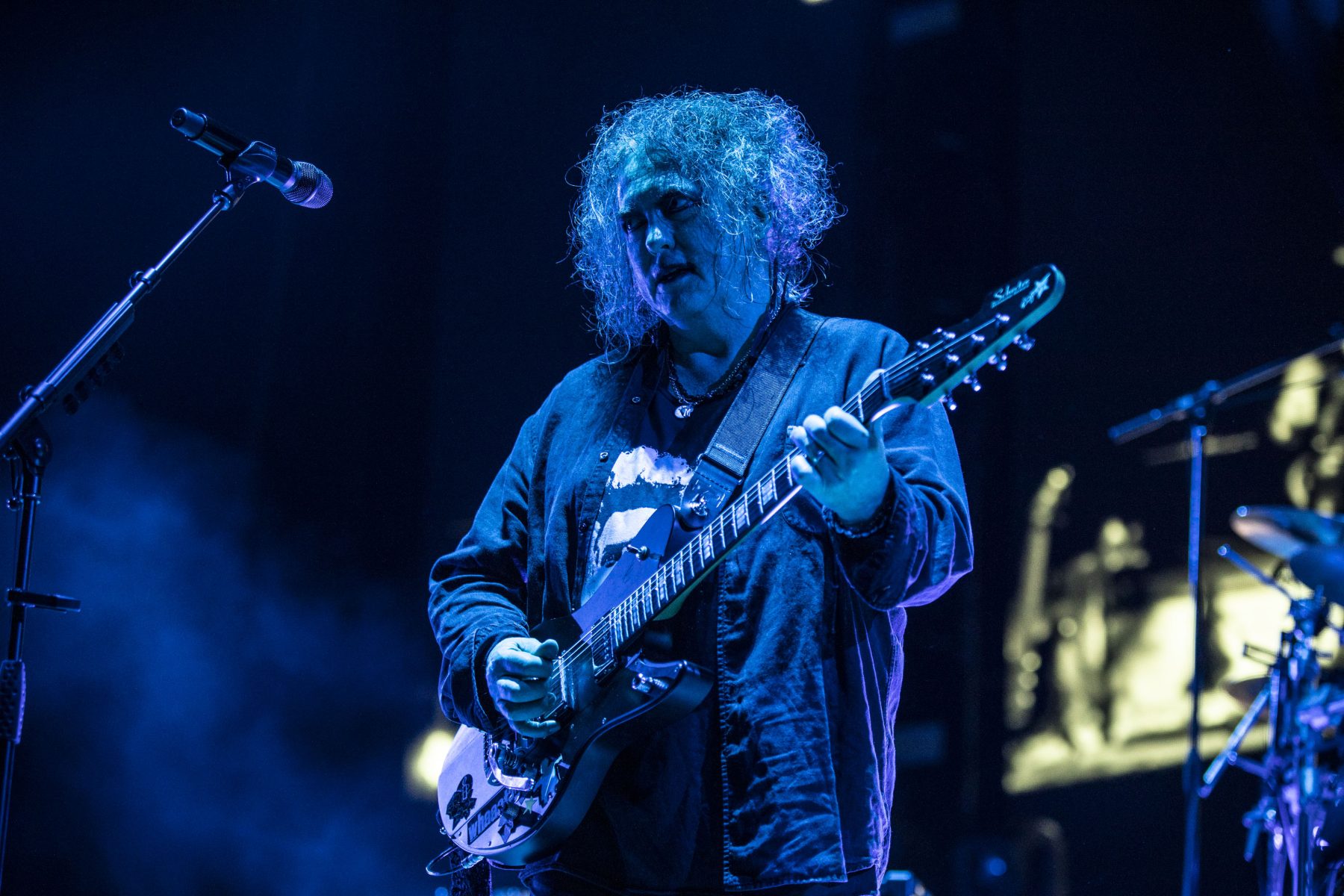 Robert Smith of The Cure performs at North Island Credit Union Amphitheatre on May 20, 2023 in Chula Vista, California.