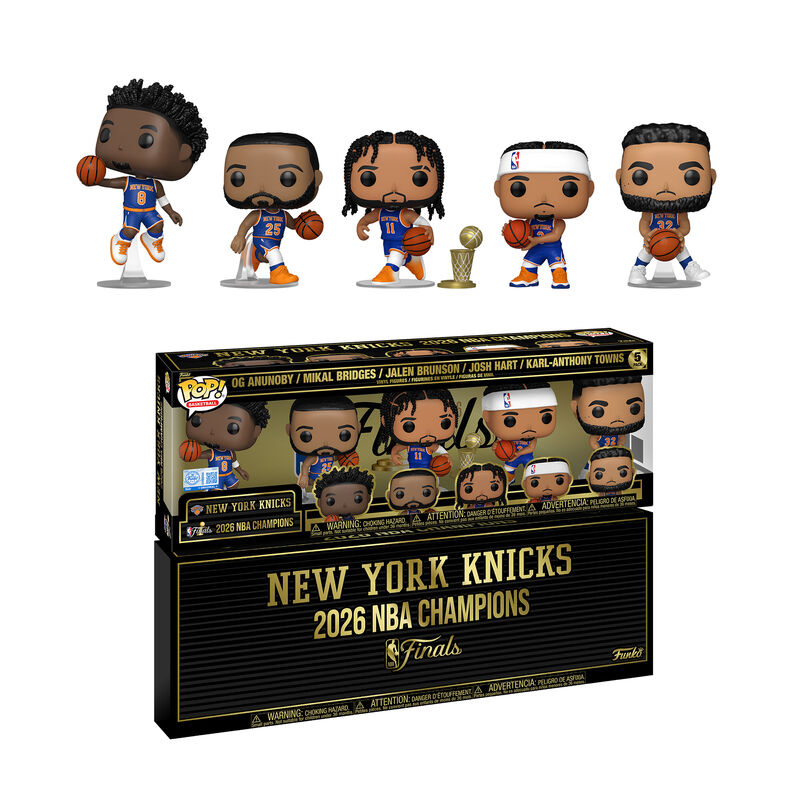 New York Knicks Funko 2026 NBA Finals Champions 5-Pack Vinyl Figure Set