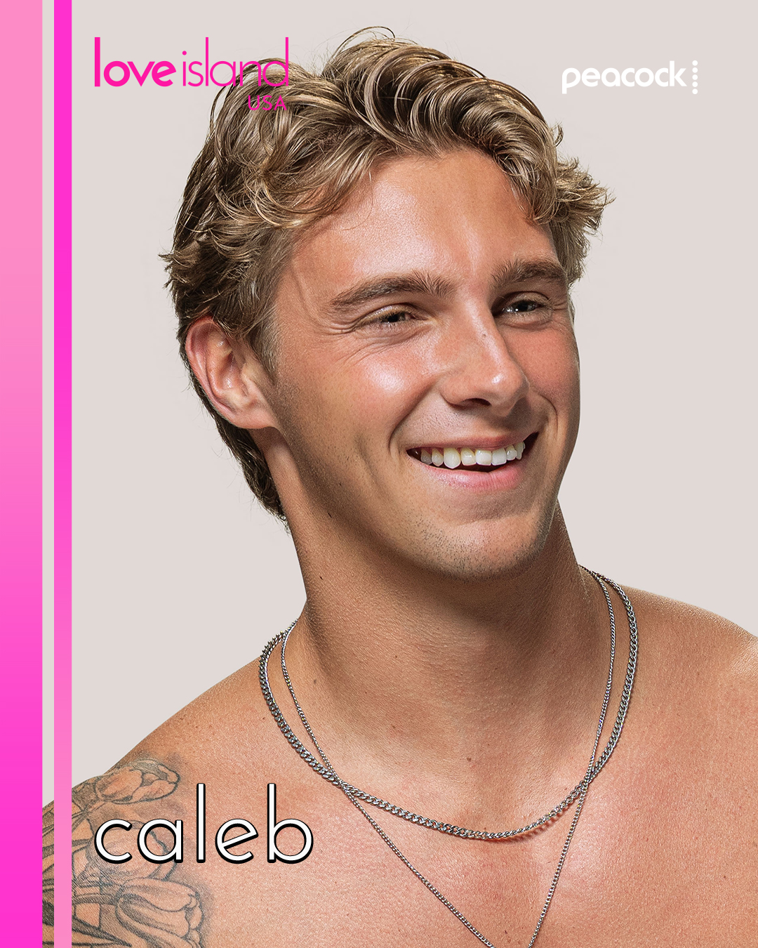 Caleb on Love Island USA