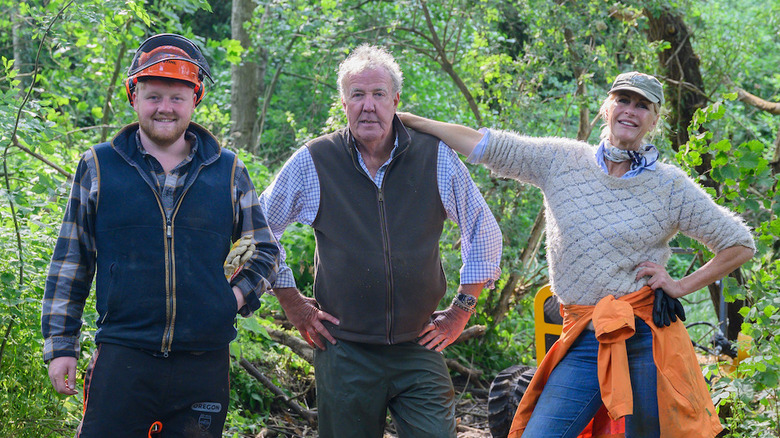 The cast of Clarkson's Farm