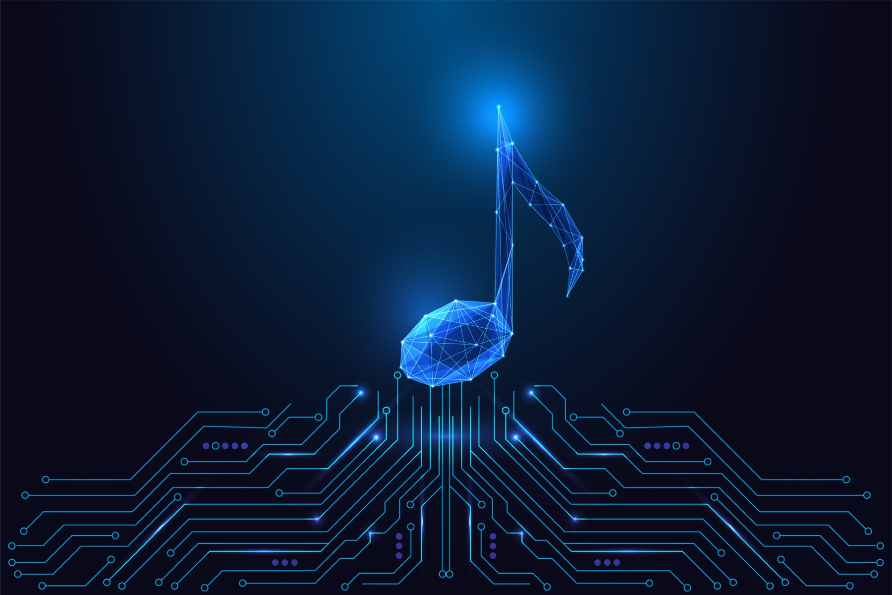 digital music note
