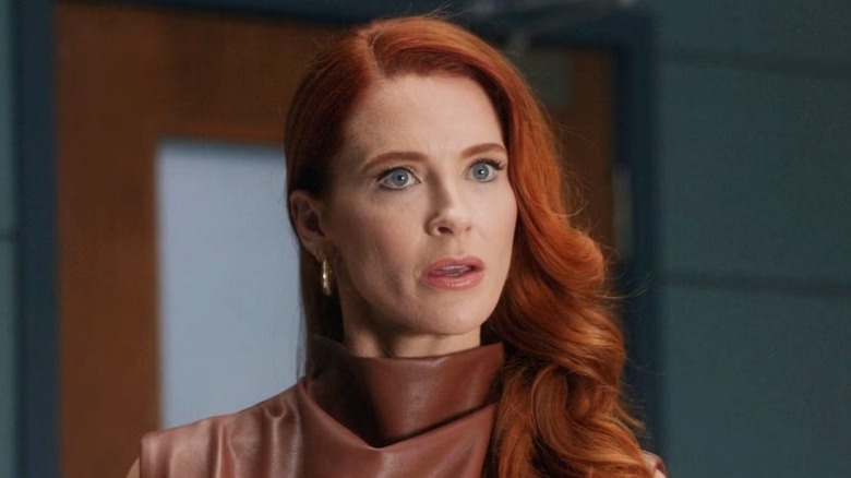 Monica (Bridget Regan) looking shocked on "The Rookie."