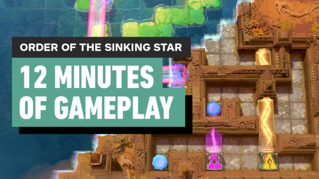 Thumbnail with a game map and large teal panel that reads '12 MINUTES OF GAMEPLAY' and a black header 'ORDER OF THE SINKING STAR' overlaid text.