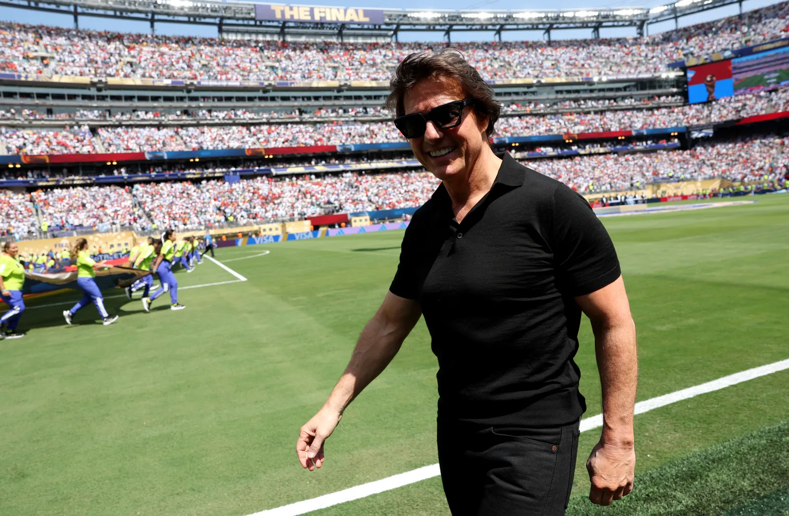 Image may contain Tom Cruise Face Head Person Photography Portrait Accessories Sunglasses Clothing and TShirt