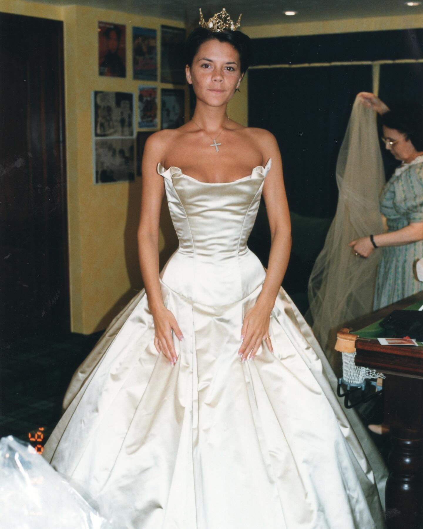 Victoria Beckham wedding dress