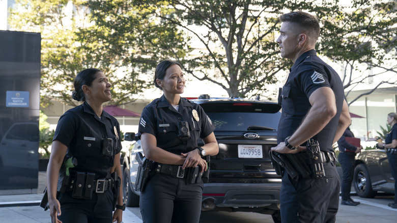 Lucy, Tim, and Celina in The Rookie