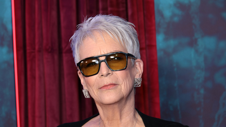Jamie Lee Curtis smiling