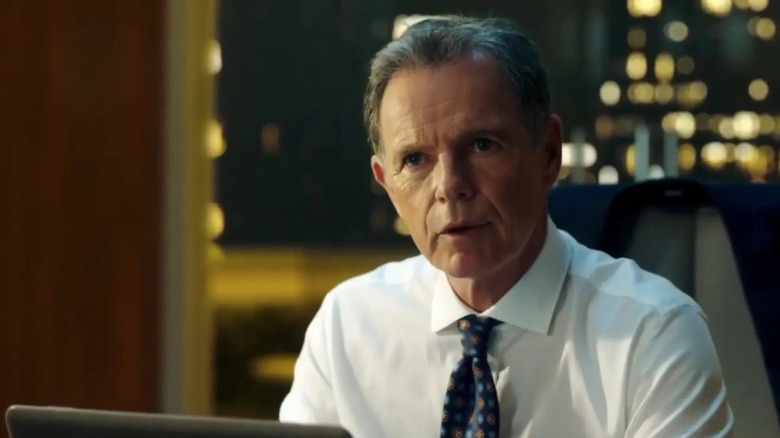 Bruce Greenwood as Randolph Bell, sat in his office, on Fox's medical drama The Resident.