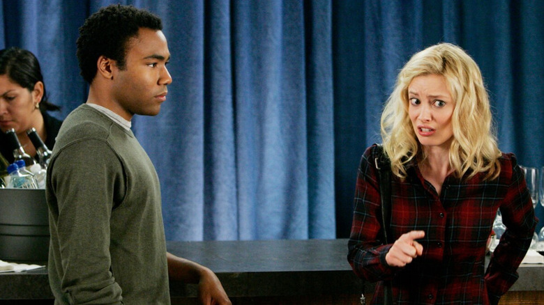 Community, Troy, Britta, Pierce, Jeff, and Annie