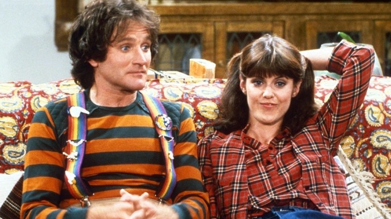 Robin Williams and Pam Dawber in Mork and Mindy