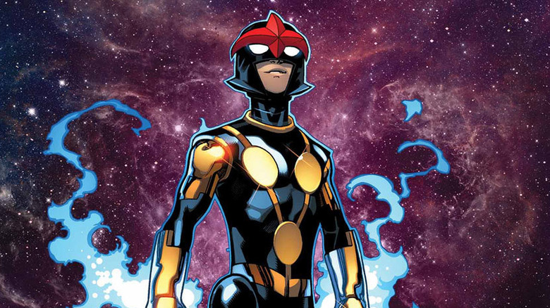 Sam Alexander looks up to the stars as Nova.