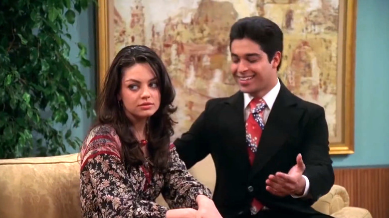 That '70s Show, Jackie and Fez about to kiss