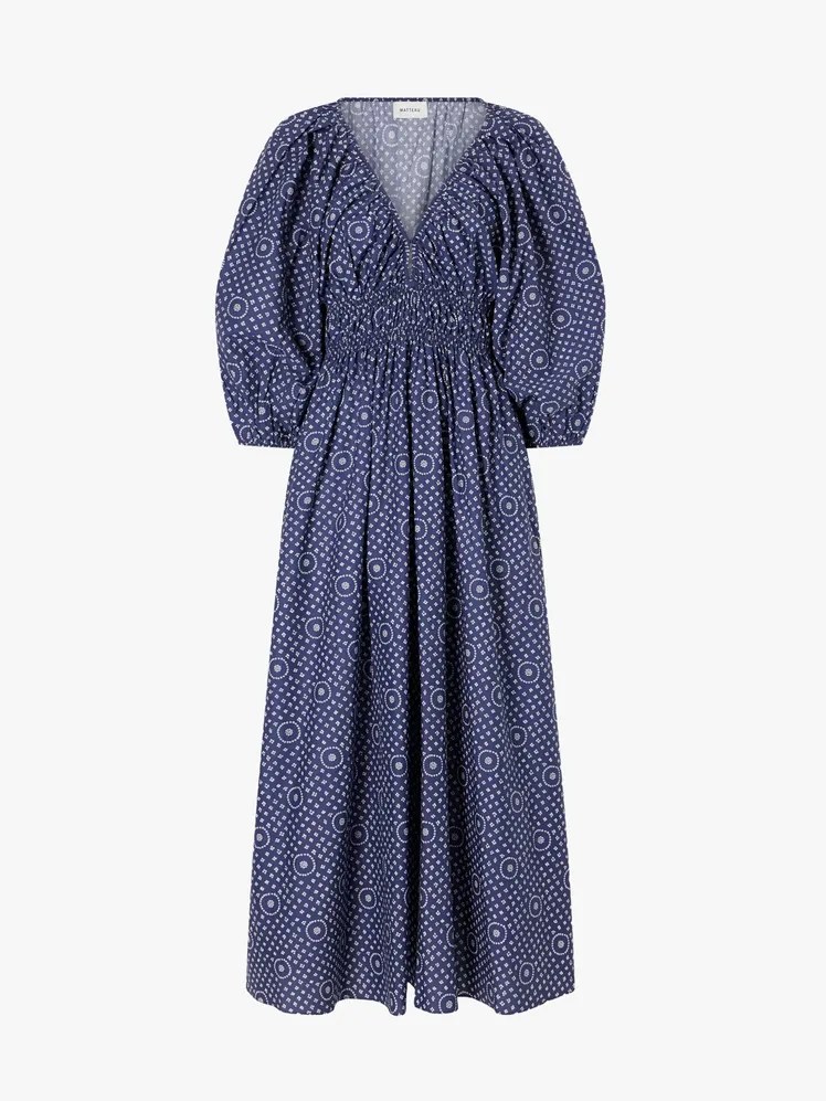 Image may contain: Blouse, Clothing, Dress, Fashion, Robe, and Coat