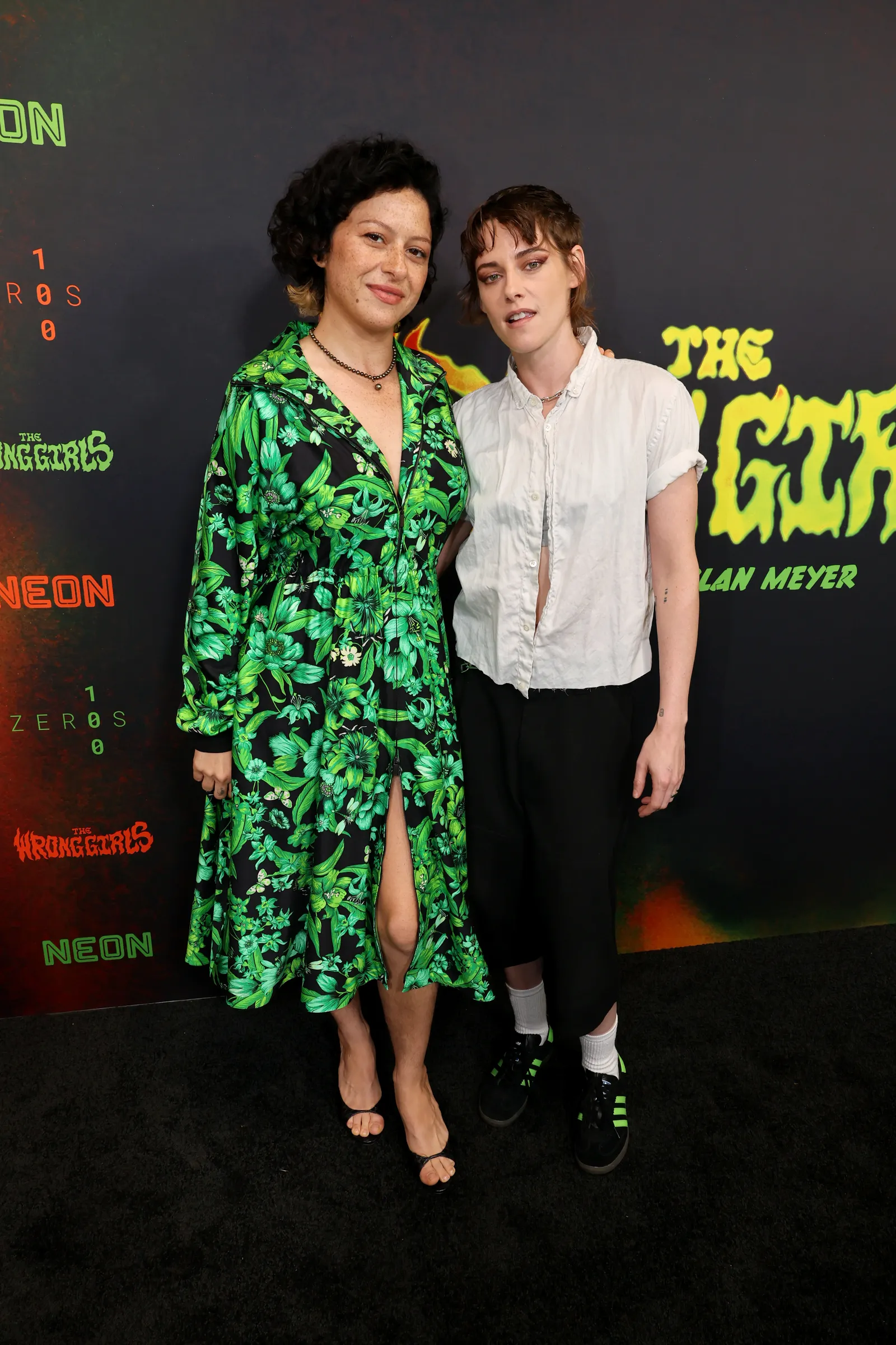 LOS ANGELES CALIFORNIA AUGUST 05 Alia Shawkat and Kristen Stewart at Special Screening of Neon's The Wrong Girls at Los...
