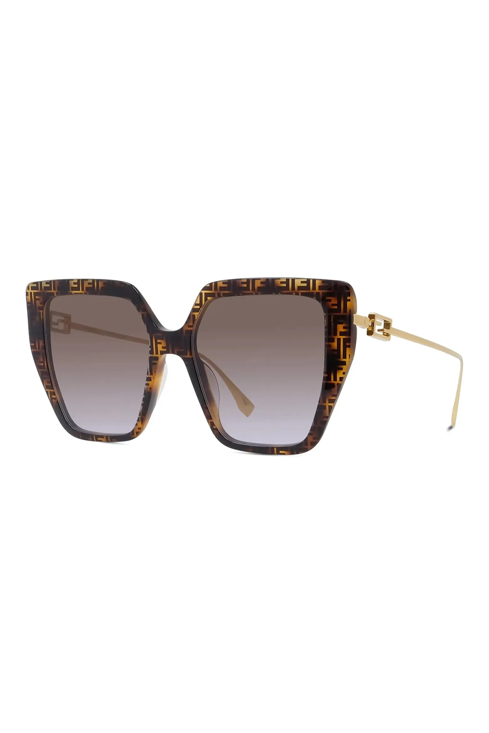 Fendi Baguette 55mm Butterfly Sunglasses