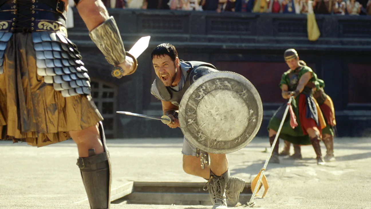 GLADIATOR, Russell Crowe, 2000.