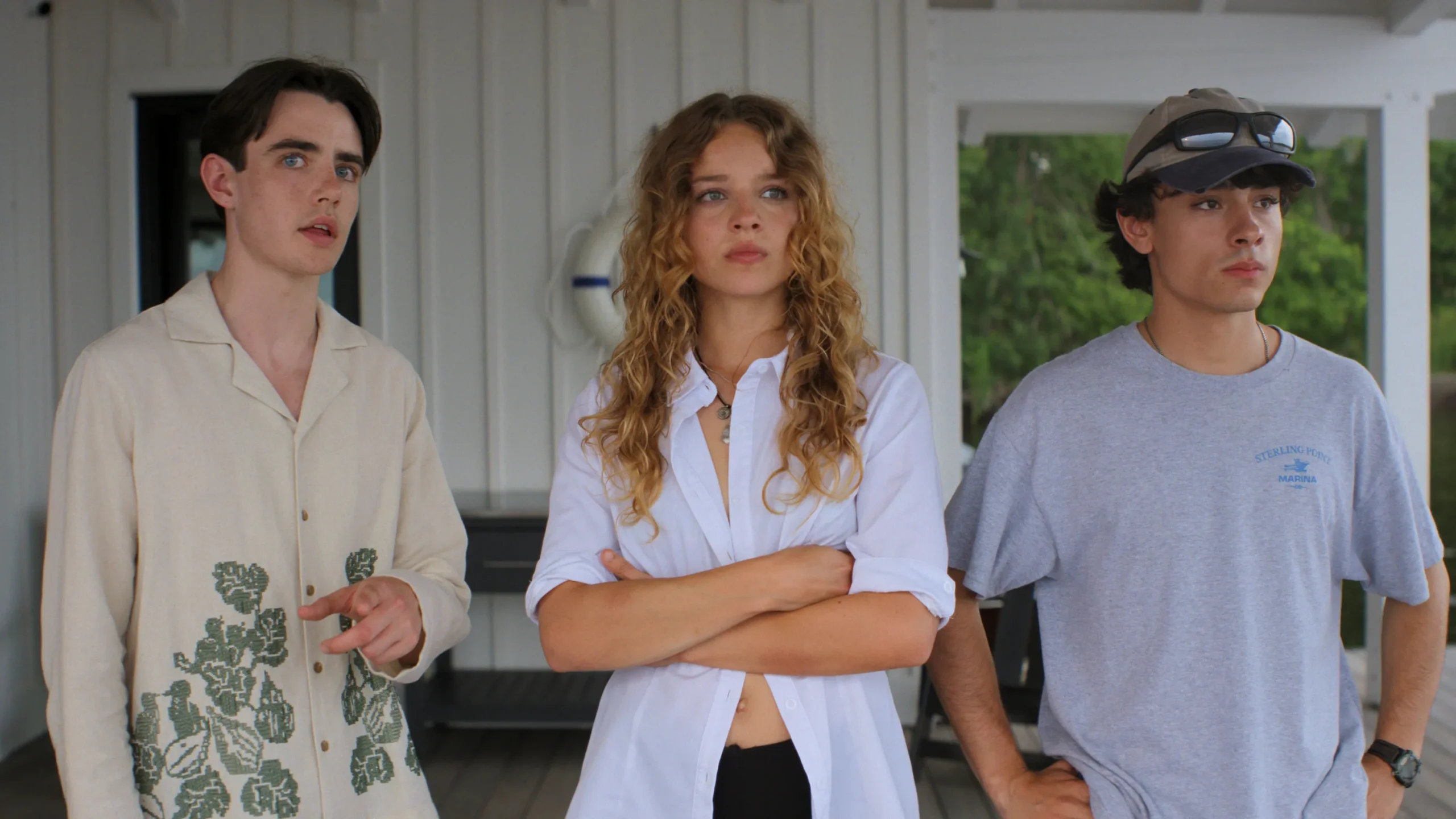 - ShowBiz.com L-R: Rory (Daniel Quinn-Toye), Oona (Bo Bragason), and Ellis (Jacob Whiteduck-Lavoie) in 'Sterling Point'