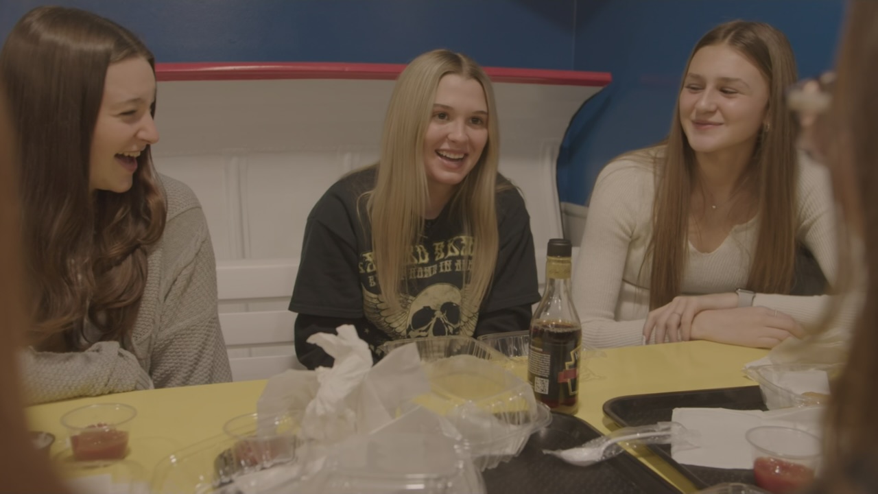 - ShowBiz.com Some of the young women wrestlers in 'WrestelHer.'