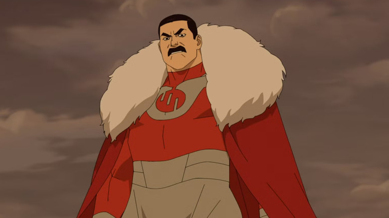 Grand Regent Thragg looking stern in Invincible.