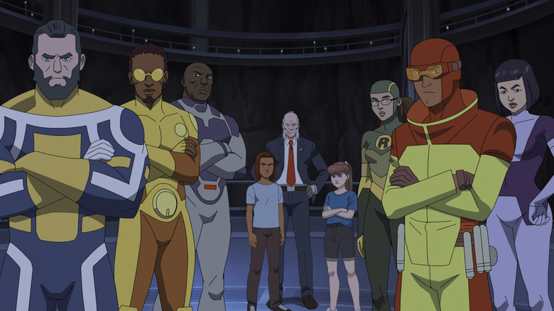 The new Guardians of the Globe standing together in Invincible.