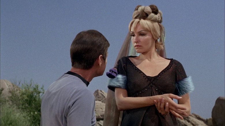 Julie Newmar as Eleen in "Star Trek" (1966)