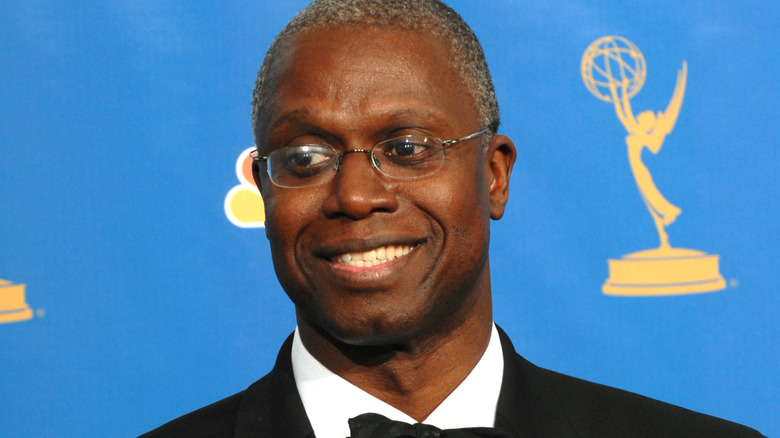 Andre Braugher after winning the Emmy for Outstanding Lead Actor in a Miniseries or Movie for "Thief" in 2006
