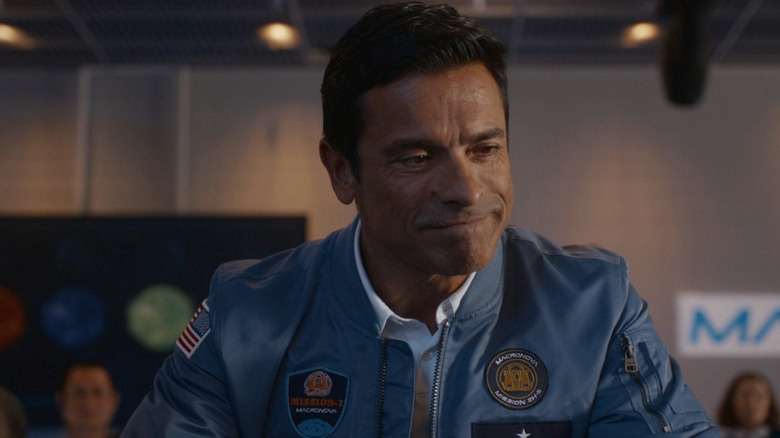 Tripp Hauser wearing blue space jacket and smiling