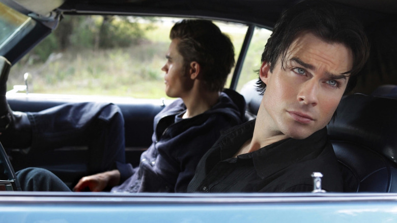 Damon and Stefan on The Vampire Diaries