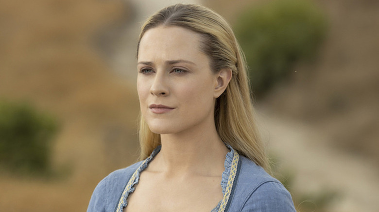 Dolores walks in the desert in "Westworld"