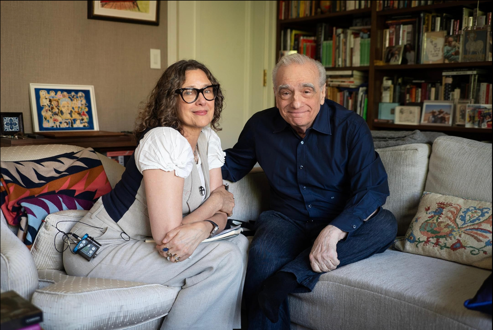 'Mr. Scorsese' director Rebecca with Martin Scorsese